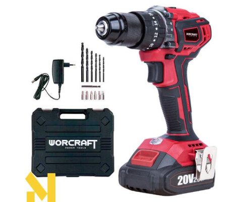 Шуруповерт акумуляторний Worcraft CHD-S20LiBAB