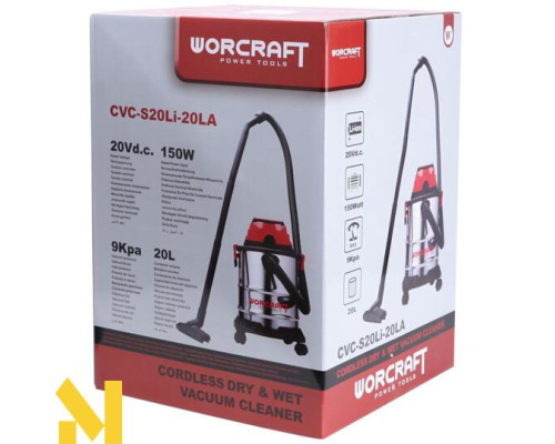 Пилосос будівельний акумуляторний Worcraft CVC-S20Li-20LA (без АКБ та ЗП)