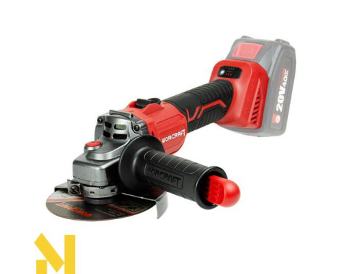 Болгарка (кутова шліфмашина) акумуляторна Worcraft CAG-S20LiBS-125 (без АКБ та ЗП)