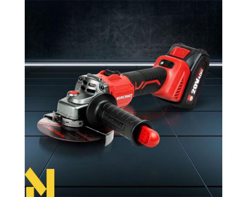 Болгарка (кутова шліфмашина) акумуляторна Worcraft CAG-S20LiBS-125 (без АКБ та ЗП)