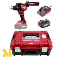 Шуруповерт акумуляторний Worcraft CHD‑S20LiBH + АКБ CLB-20V-4.0H + ЗП CHD‑S20LiBH + Кейс XCUBE004