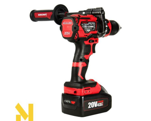 Шуруповерт акумуляторний Worcraft CHD‑S20LiBH + АКБ CLB-20V-4.0H + ЗП CHD‑S20LiBH + Кейс XCUBE004