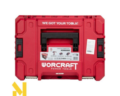 Шуруповерт акумуляторний Worcraft CHD‑S20LiBH + АКБ CLB-20V-4.0H + ЗП CHD‑S20LiBH + Кейс XCUBE004