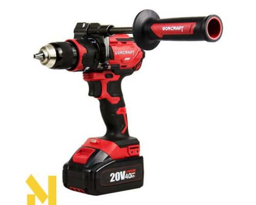 Шуруповерт акумуляторний Worcraft CHD‑S20LiBH + АКБ CLB-20V-4.0H + ЗП CHD‑S20LiBH + Кейс XCUBE004