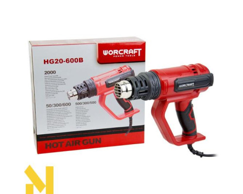 Фен технічний Worcraft HG20-600B