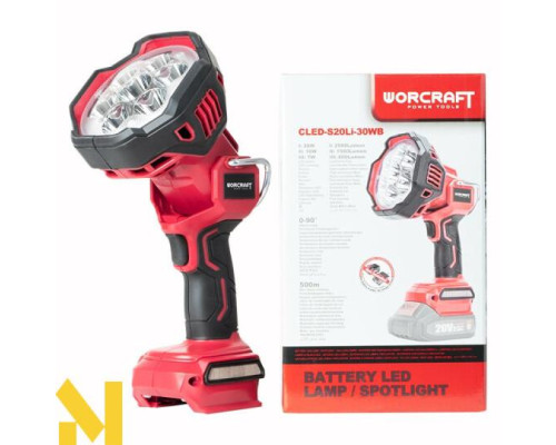 Ліхтар акумуляторний WORCRAFT CLED-S20Li-30WB (без АКБ та ЗП)
