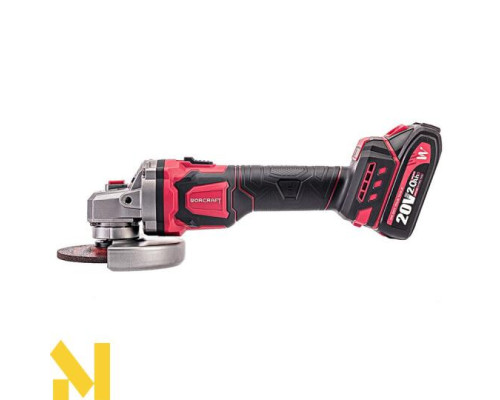 Болгарка (кутова шліфмашина) акумуляторна WORCRAFT CAG‑S20LiBEM‑125