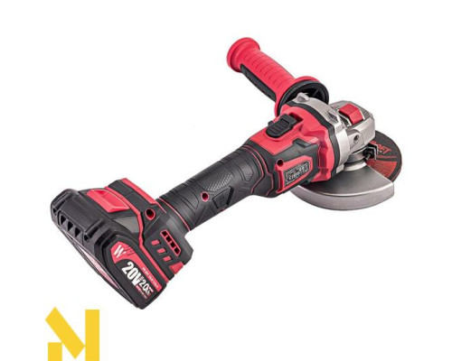 Болгарка (кутова шліфмашина) акумуляторна WORCRAFT CAG‑S20LiBEM‑125