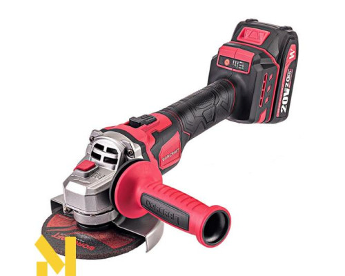 Болгарка (кутова шліфмашина) акумуляторна WORCRAFT CAG‑S20LiBEM‑125