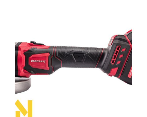 Болгарка (кутова шліфмашина) акумуляторна WORCRAFT CAG‑S20LiBEM‑125