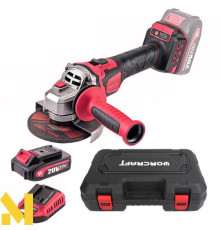 Болгарка (кутова шліфмашина) акумуляторна WORCRAFT CAG‑S20LiBEM‑125