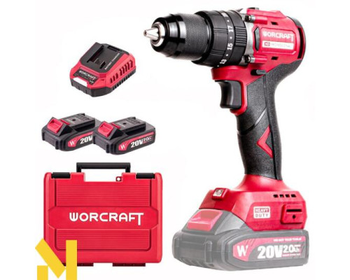 Шуруповерт акумуляторний Worcraft CHD-S20LiBCM