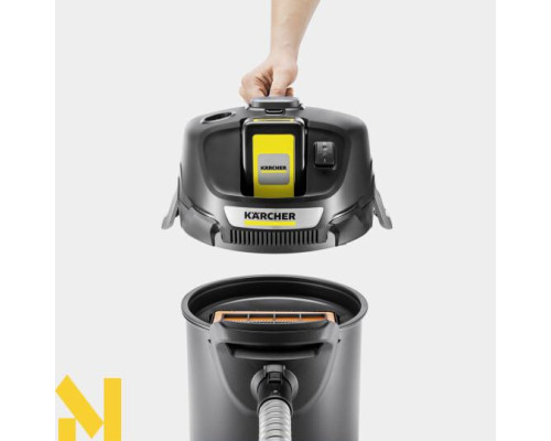 Пилосос акумуляторний для збору золи Karcher AD 2 BATTERY (без АКБ та ЗП)