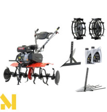 Мотокультиватор Faworyt RT212R (+ сталеві колеса, підгортальник, копальник, 2x олія)