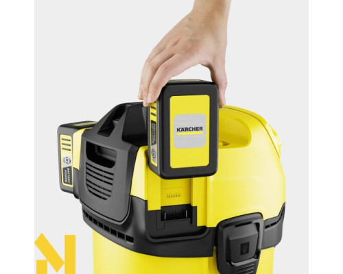 Пилосос акумуляторний Karcher WD 4-18 Dual (без АКБ та ЗП)