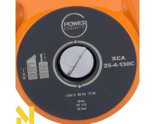 Насос циркуляційний Powercraft DCA 25-4-130