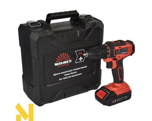 Дриль-шуруповерт акумуляторний Vitals Master AU 1825 Kit SmartLine+