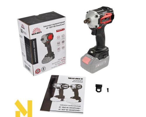 Гайковерт акумуляторний Vitals Professional AT 1837 BS SmartLine+ (без АКБ та ЗП)