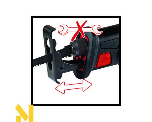 Пила шабельна акумуляторна Einhell TE-AP 18 Li Solo + ЗУ і АКБ 18 В 2,5 Аг