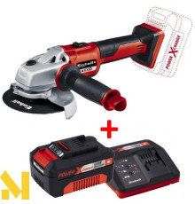 Болгарка (кутова шліфмашина) акумуляторна Einhell Axxio 125 мм