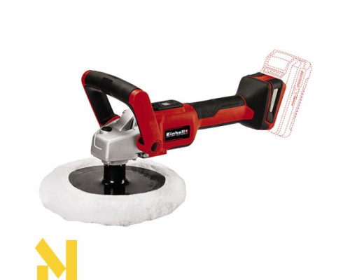 Машина полірувальна акумуляторна Einhell CE-CP 18/180 Li E-Solo (без АКБ та ЗП)