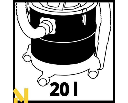 Пилосос для збору золи Einhell TC-AV 1720 DW