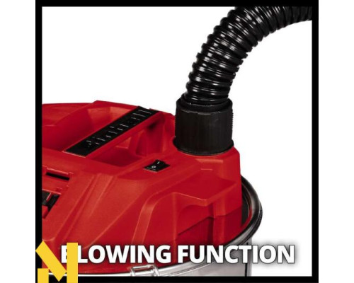 Пилосос для збору золи акумуляторний Einhell TE-AV 18/15 Li C - Solo (без АКБ та ЗП)