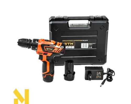 Дриль-шурупокрут акумуляторний GTM DS12/30