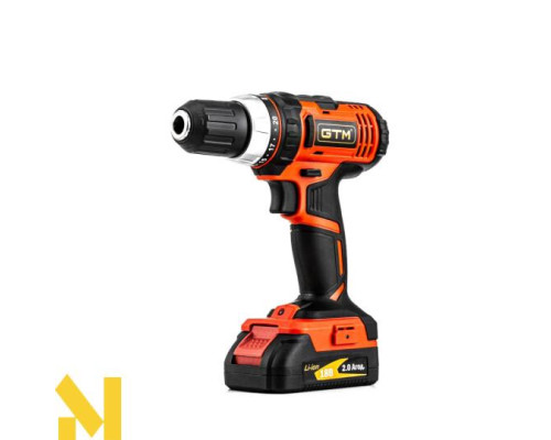 Дриль-шурупокрут акумуляторний GTM DS18/40P