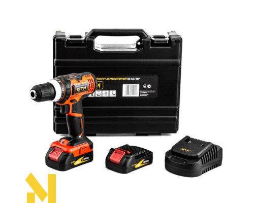 Дриль-шурупокрут акумуляторний GTM DS18/40P
