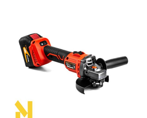 Болгарка (кутова шліфмашина) акумуляторна GTM AGC18/125BL