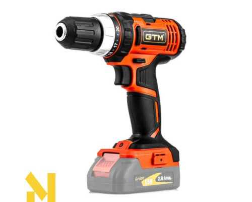 Дриль-шурупокрут акумуляторний GTM DS18/40P (без АКБ та ЗП)