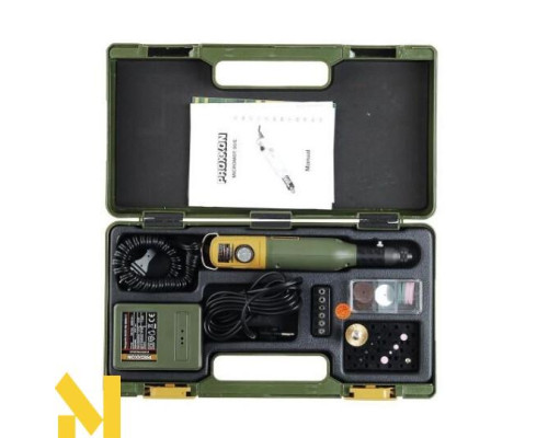 Набір моделіста бормашинка + адаптер + витратні інструменти Proxxon (28515)