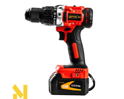 Дриль-шуруповерт акумуляторний GTM DSI18/80BL