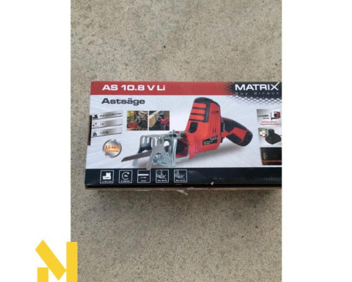 Пила шабельна акумуляторна MATRIX AS 10,8 V LI