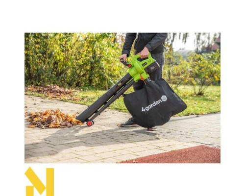 Пилосос-повітродувка садова акумуляторна 4garden AO22 (без АКБ та ЗП)