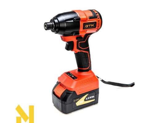 Гайковерт акумуляторний ударний GTM IS18/320BL