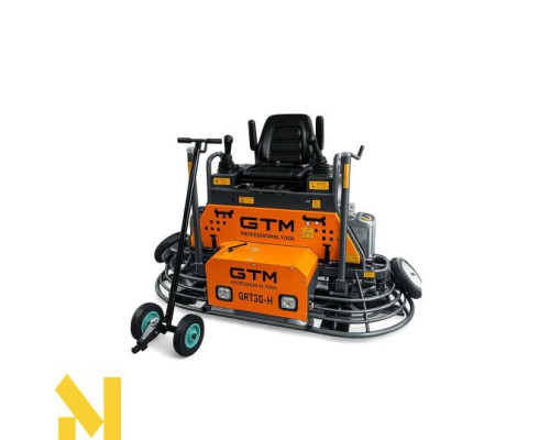 Затиральна машина двороторна бензинова GTM GRT36-H