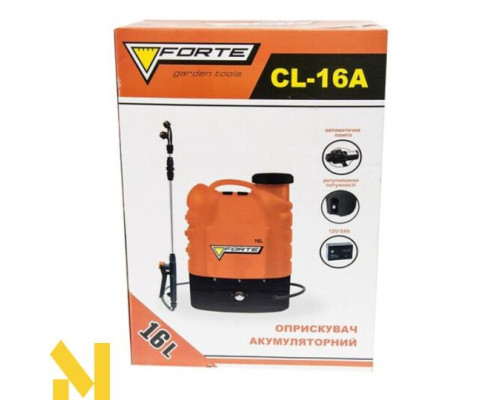 Обприскувач акумуляторний ранцевий Forte CL-16A