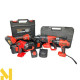 Набір інструментів акумуляторних GTM PROMO_5  AGC18/125BL+DSI18/60BL+RHC18/26BL+FLС18/1500
