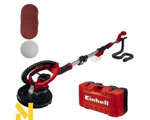 Шліфмашина вібраційна акумуляторна для стін та стелі Einhell TE-DW 18/225 Li - Solo (без АКБ та ЗП)