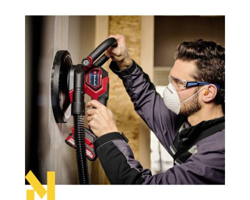 Шліфмашина акумуляторна для стін і стель Einhell TP-DWS 18/225 Li BL Solo (без АКБ та ЗП)