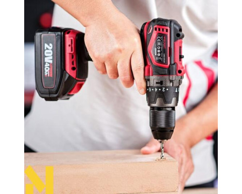 Дриль-шуруповерт безщіткового акумуляторна Worcraft CHD-S20LiB з АКБ (2А) і ЗП