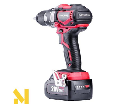 Дриль-шуруповерт безщіткового акумуляторна Worcraft CHD-S20LiB з АКБ (2А) і ЗП