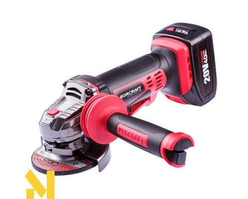 Болгарка (кутова шліфмашина) акумуляторна Worcraft CAG-S20Li-125