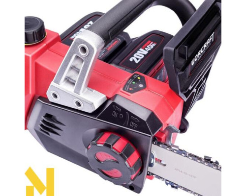 Пила ланцюгова акумуляторна Worcraft CGC-S40Li з АКБ (2 шт 4А) і ЗП