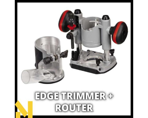 Фрезер звичайний та Фрезер окантовочний акумуляторний Einhell TP-RO 18 Set Li BL - Solo (без АКБ та ЗП)