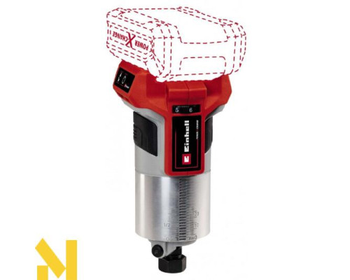 Фрезер звичайний та Фрезер окантовочний акумуляторний Einhell TP-RO 18 Set Li BL - Solo (без АКБ та ЗП)