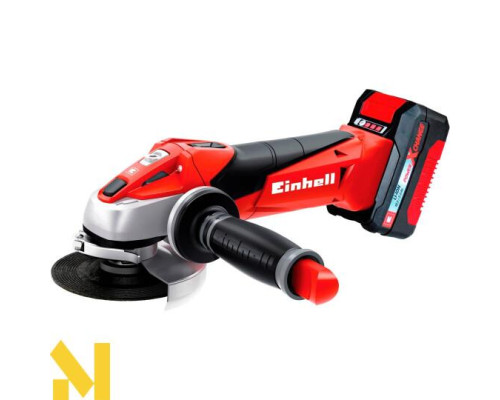 Болгарка (кутова шліфмашина) акумуляторна Einhell TE-AG 18 Li Kit (+кейс)