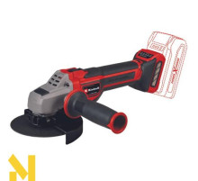 Болгарка (кутова шліфмашина) акумуляторна Einhell TP-AG 18/125 CE Q Li - Solo (без АКБ та ЗП)